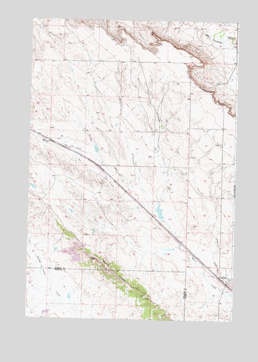 Vananda, MT USGS Topographic Map
