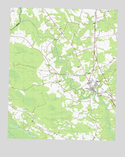 Vanceboro, NC USGS Topographic Map