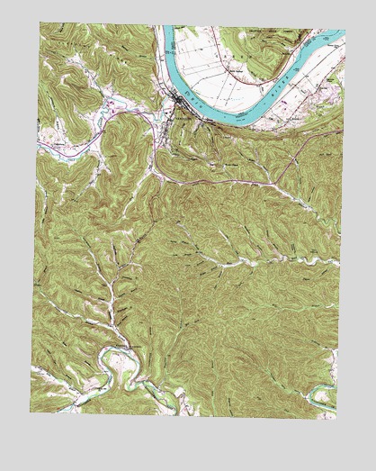 Vanceburg, KY USGS Topographic Map