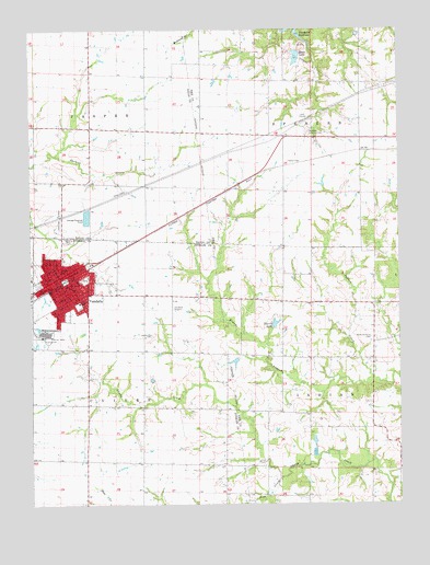 Vandalia, MO USGS Topographic Map
