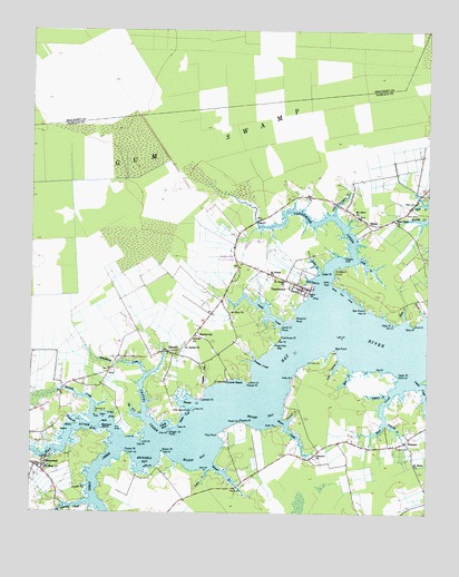 Vandemere, NC USGS Topographic Map