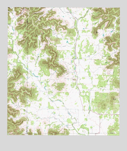 Vanderpool, TX USGS Topographic Map