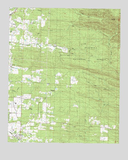 Vandervoort, AR USGS Topographic Map