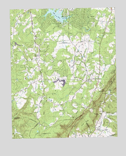 Vandever, TN USGS Topographic Map