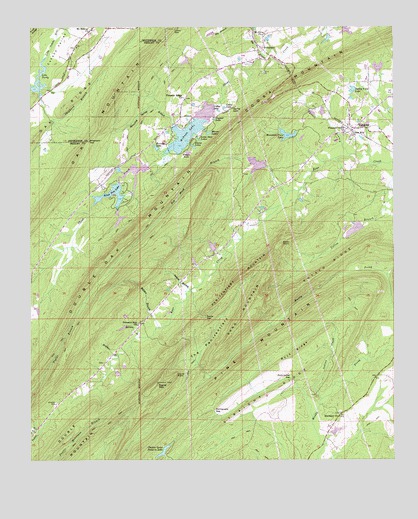 Vandiver, AL USGS Topographic Map