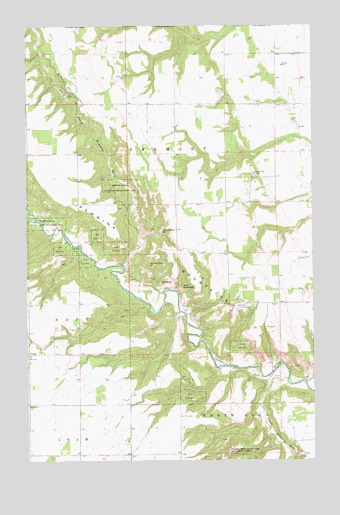 Vang, ND USGS Topographic Map