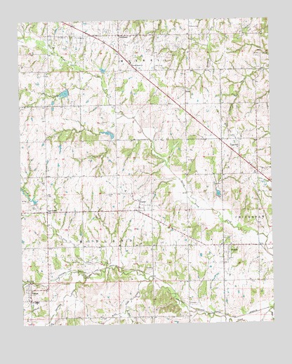 Vanoss, OK USGS Topographic Map