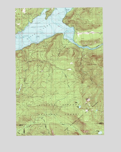Vanson Peak, WA USGS Topographic Map