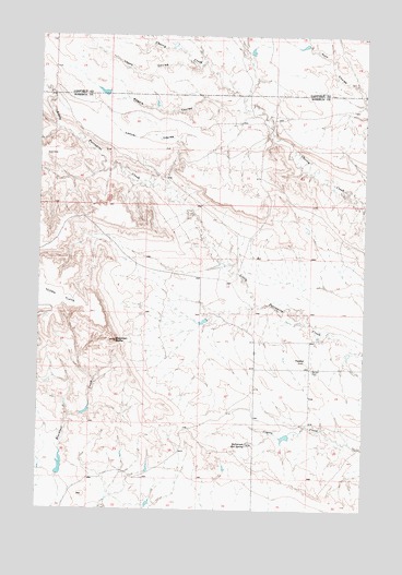 Vanstel, MT USGS Topographic Map