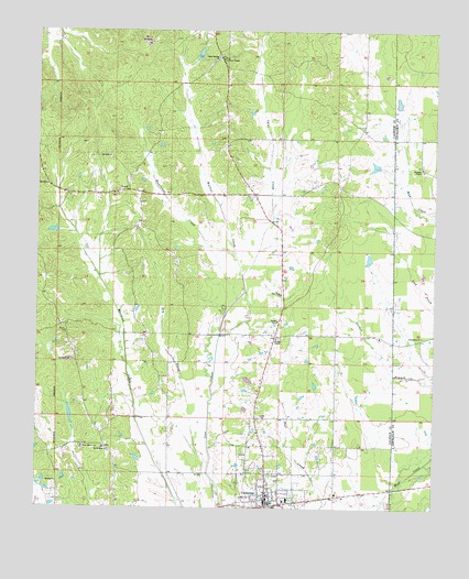 Vardaman, MS USGS Topographic Map