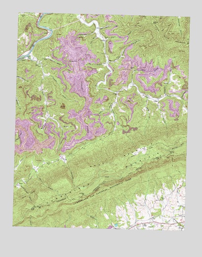 Varilla, KY USGS Topographic Map