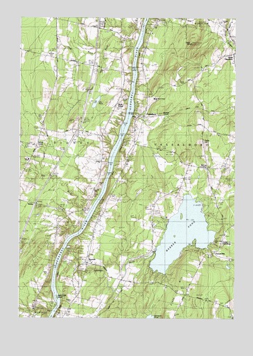 Vassalboro, ME USGS Topographic Map