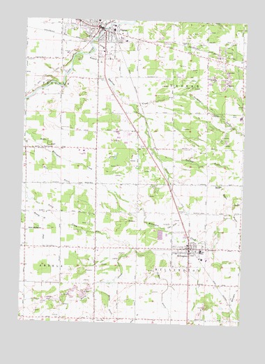 Vassar, MI USGS Topographic Map