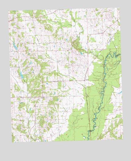 Vaughan, MS USGS Topographic Map