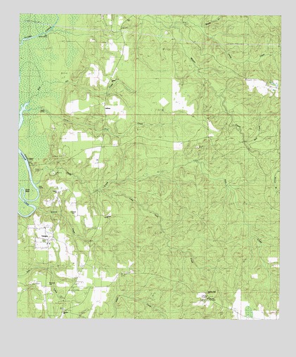 Vaughn, AL USGS Topographic Map