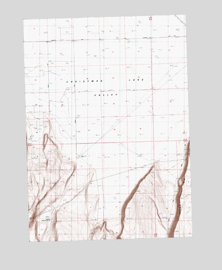 Vaughn Well, OR USGS Topographic Map
