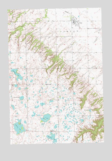 Veblen, SD USGS Topographic Map