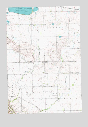 Veblen NE, ND USGS Topographic Map