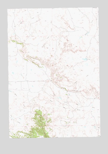 Bog Creek, SD USGS Topographic Map