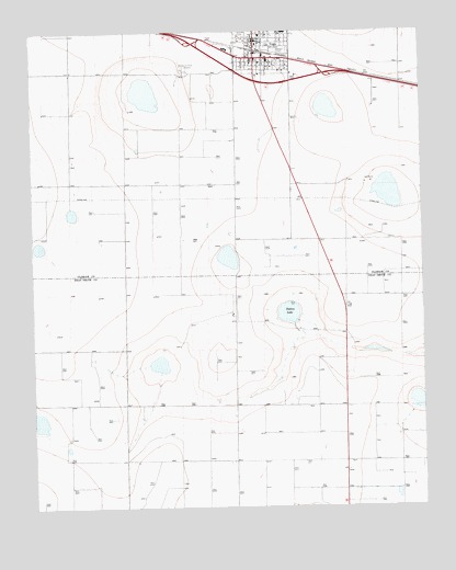 Vega South, TX USGS Topographic Map