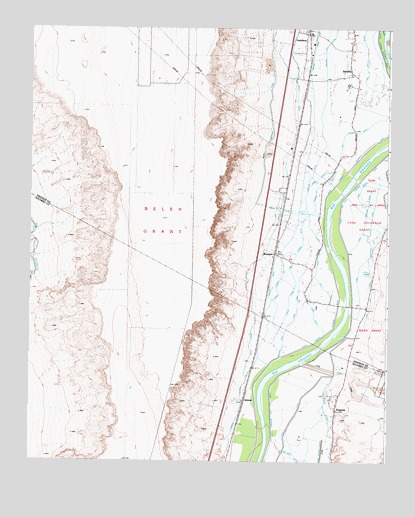 Veguita, NM USGS Topographic Map