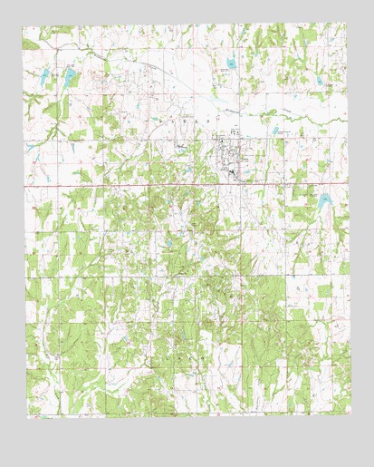 Velma, OK USGS Topographic Map