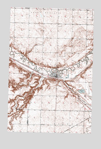 Velva, ND USGS Topographic Map
