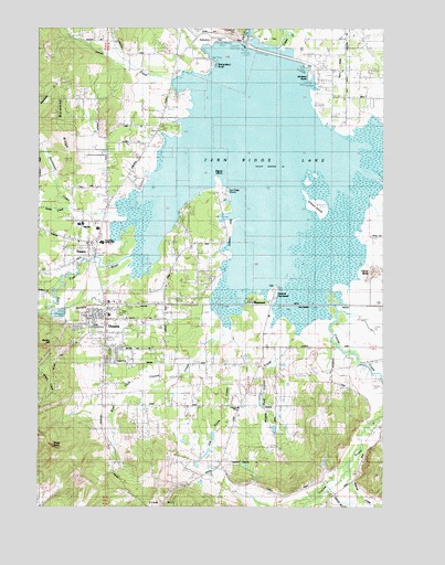 Veneta, OR USGS Topographic Map