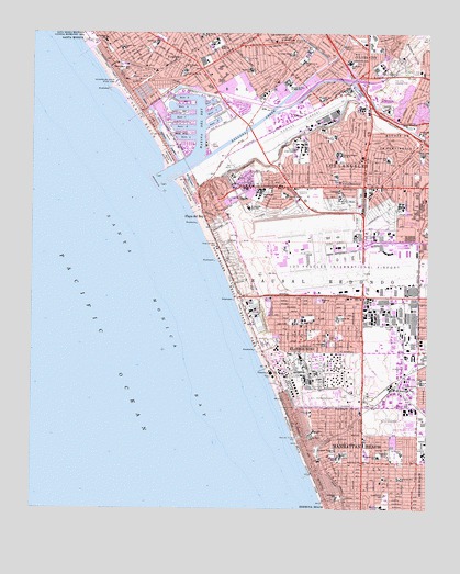 Venice, CA USGS Topographic Map