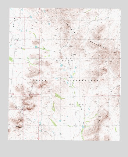 Ventana, AZ USGS Topographic Map