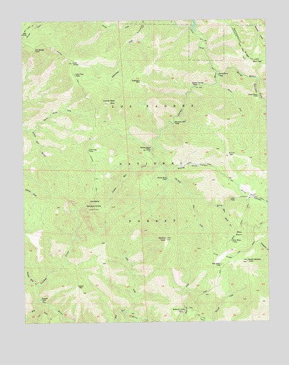 Ventana Cones, CA USGS Topographic Map