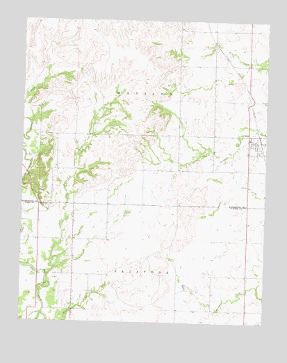 Vera, OK USGS Topographic Map