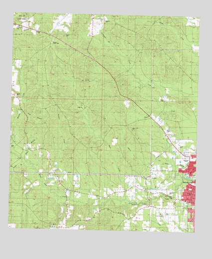 Bogalusa West, LA USGS Topographic Map
