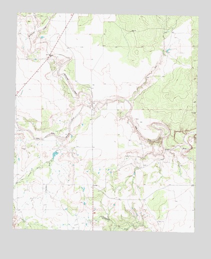 Verbena, TX USGS Topographic Map