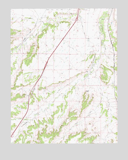 Verde School, CO USGS Topographic Map