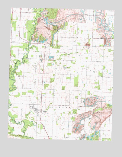 Vergennes, IL USGS Topographic Map