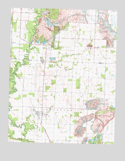 Vergennes, IL USGS Topographic Map