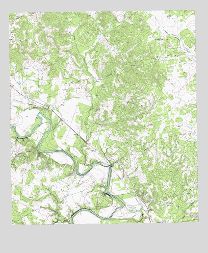 Verhelle, TX USGS Topographic Map