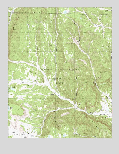 Vermejo Park, NM USGS Topographic Map