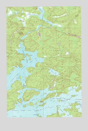 Vermilion Dam, MN USGS Topographic Map