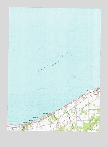 Vermilion West, OH USGS Topographic Map