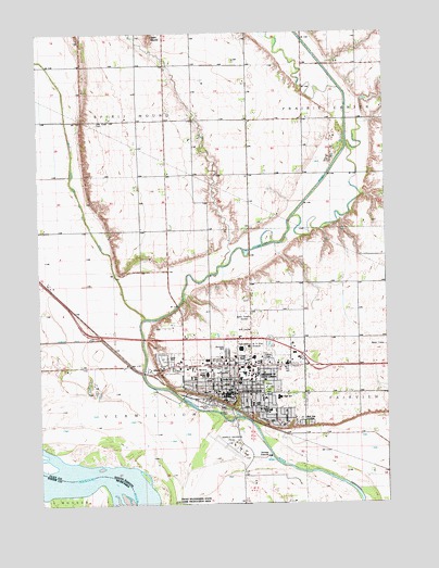 Vermillion, SD USGS Topographic Map