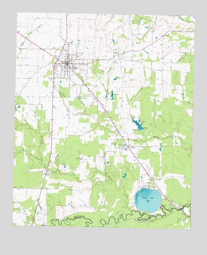 Bogata, TX USGS Topographic Map