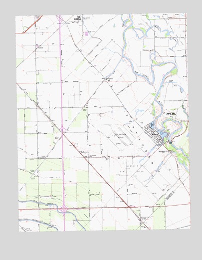 Vernalis, CA USGS Topographic Map