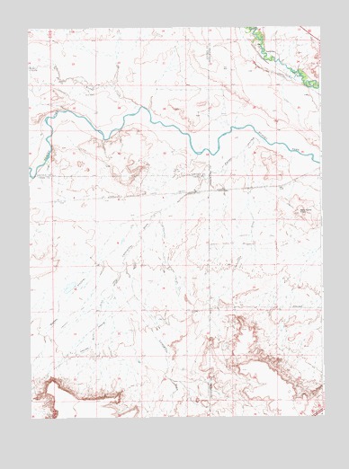 Verne, WY USGS Topographic Map