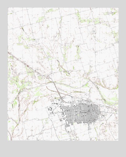 Vernon, TX USGS Topographic Map