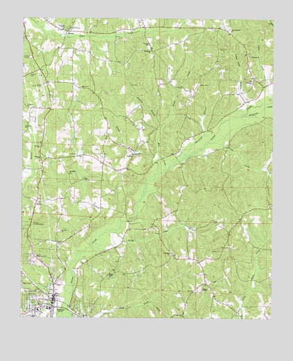 Vernon, AL USGS Topographic Map