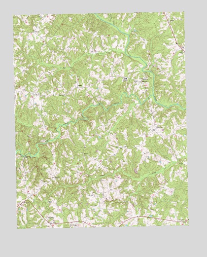 Vernon Hill, VA USGS Topographic Map