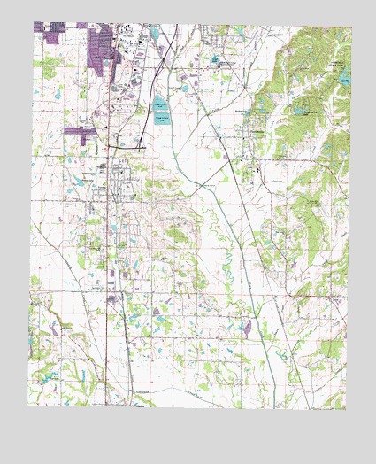 Verona, MS USGS Topographic Map
