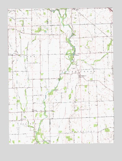 Boggstown, IN USGS Topographic Map